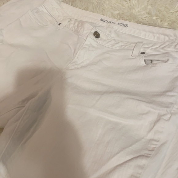 NWOT White Michael Kors jeans - Picture 3 of 10